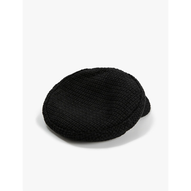 Koton Sailor Hat Tweed Metal Accessory