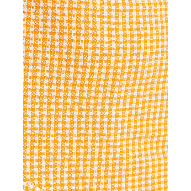 Koton Plaid Mini Skirt with Ruffles