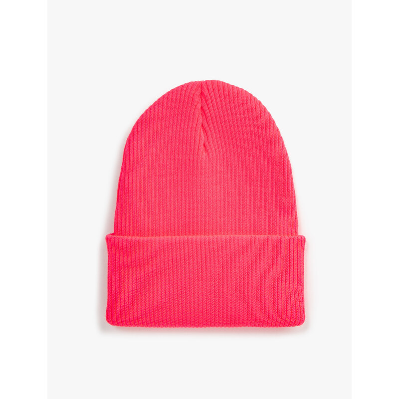 Koton Ribbed Knitted Beanie