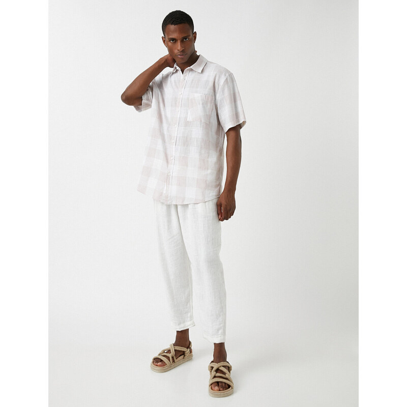 Koton Checked Short Sleeve Shirt