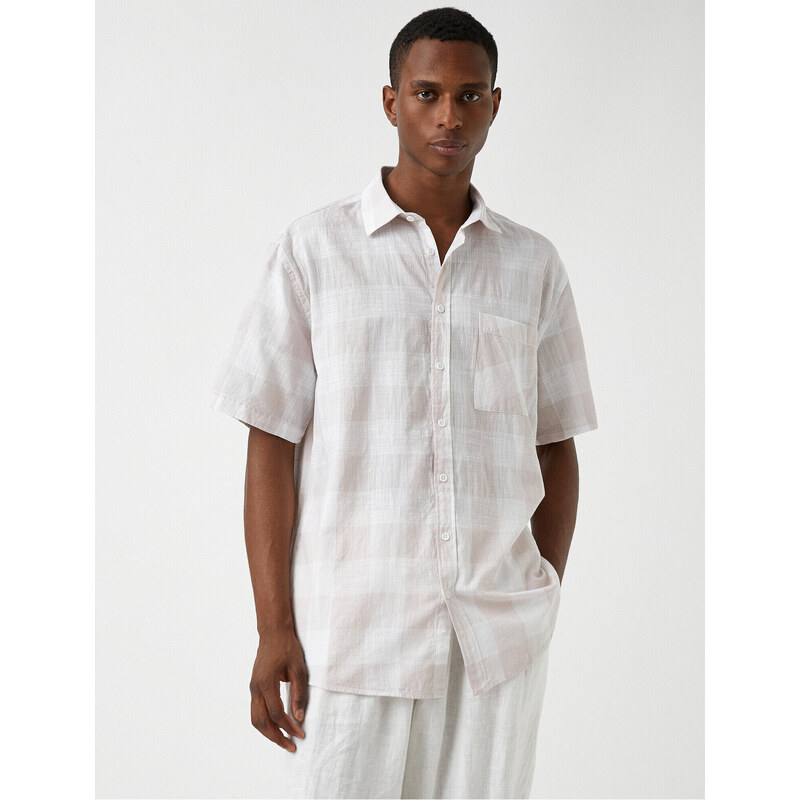 Koton Checked Short Sleeve Shirt