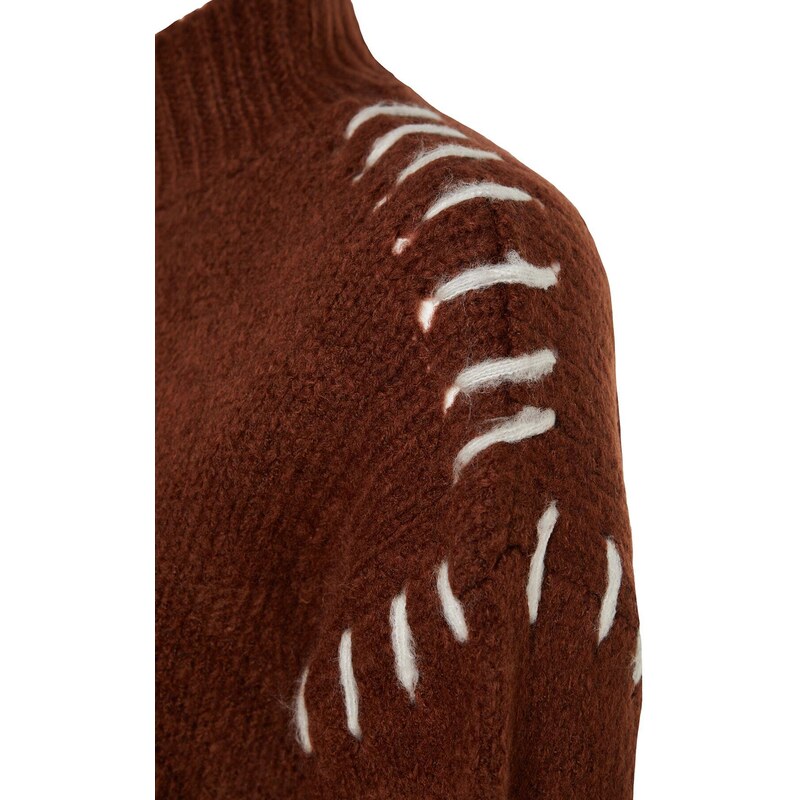 Trendyol Brown Knitwear Sweater