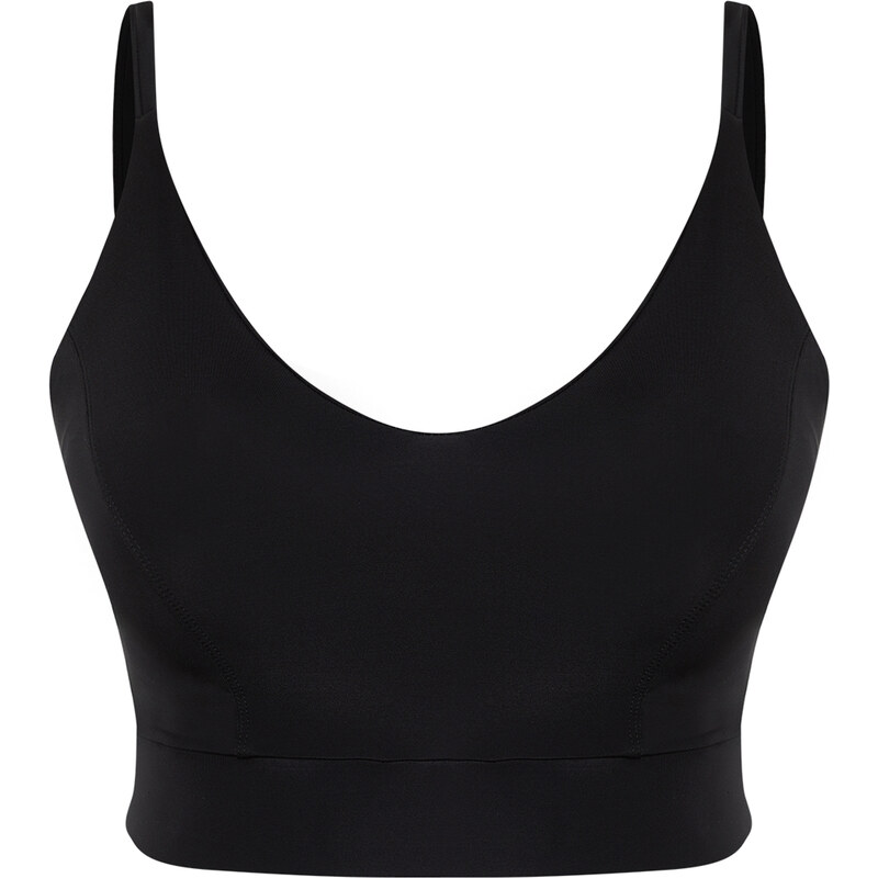 Trendyol Curve Black Support/Shaping Strappy Bra