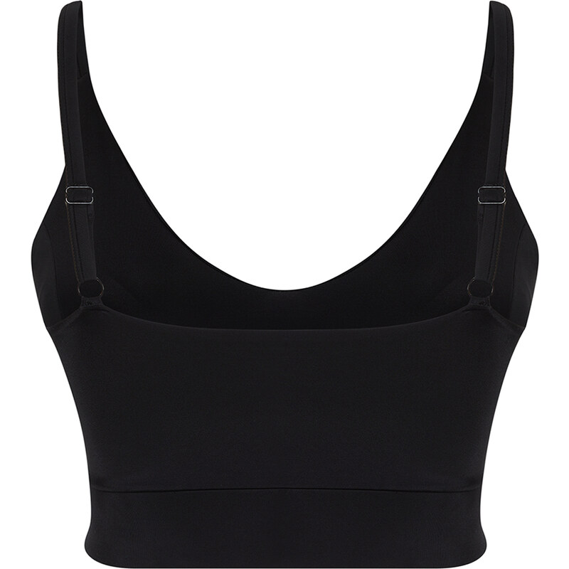 Trendyol Curve Black Support/Shaping Strappy Bra