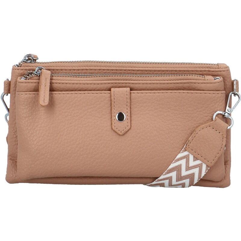 MaxFly Stylová malá crossbody kabelka Perlla, starorůžová