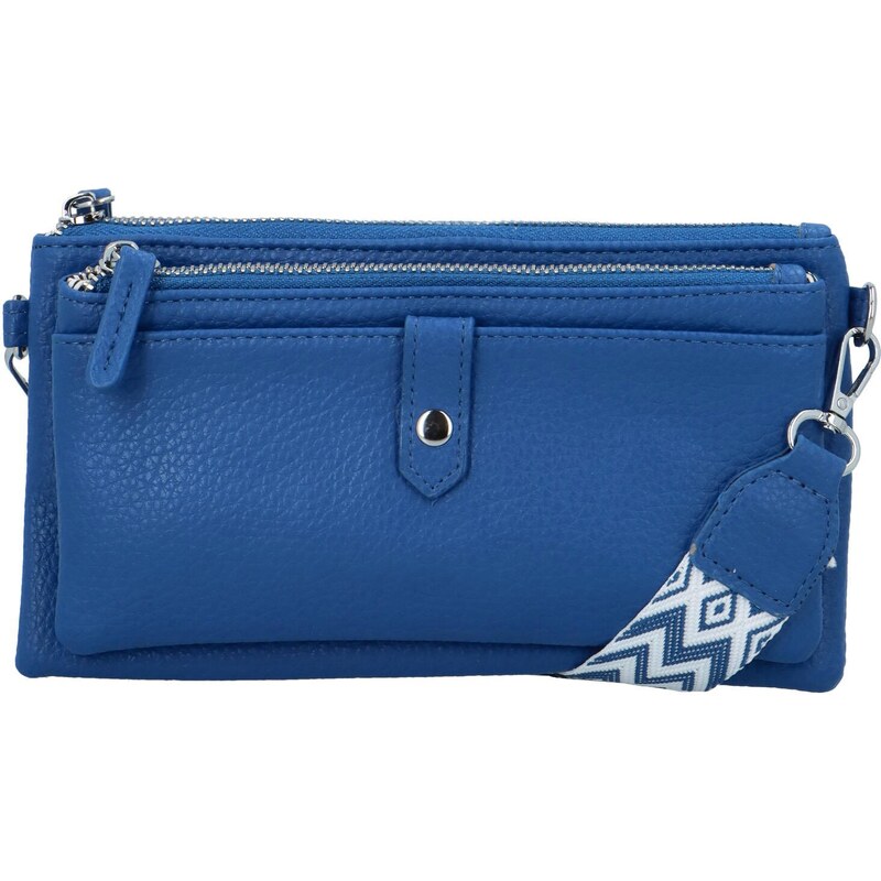 MaxFly Stylová malá crossbody kabelka Perlla, královská modrá