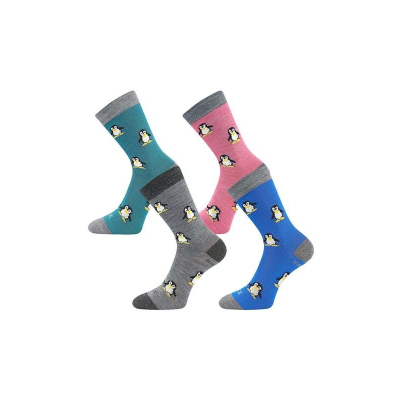 Fuski BOMA Dětské ponožky VoXX PENGUINIK modrá 20-24 (14-16)