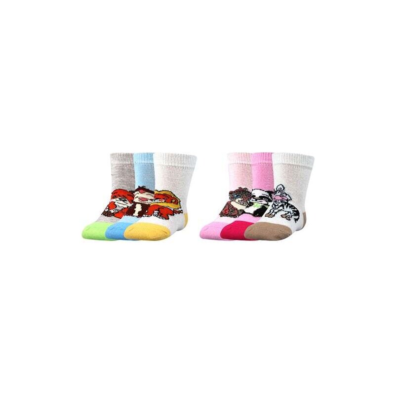 Fuski BOMA Dětské ponožky Filípek 01 ABS mix holka 14-17 (9-11)