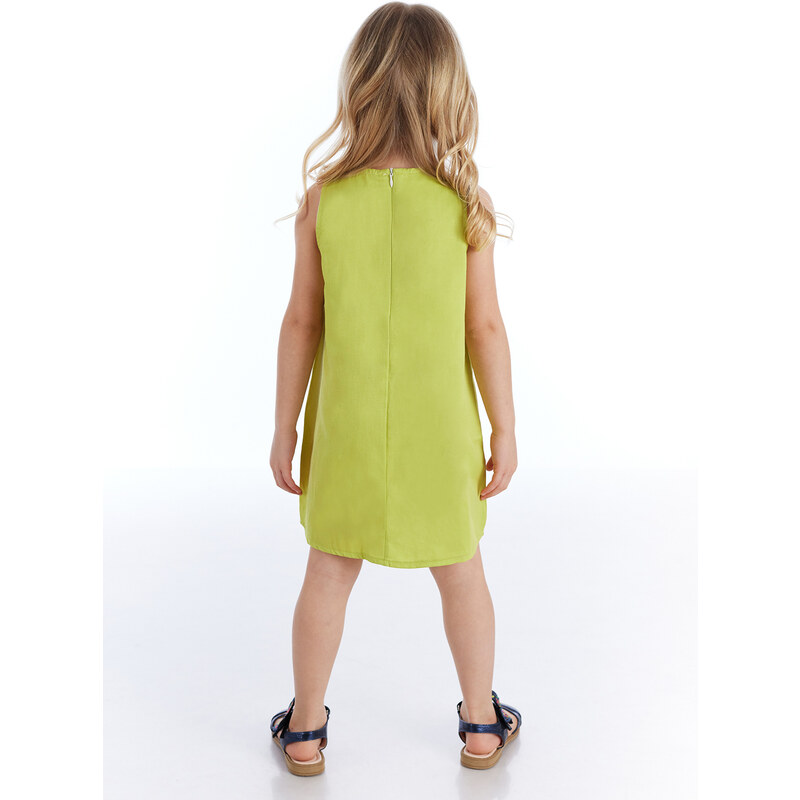 mshb&g Mushi Lucky Girl's Woven Green Dress