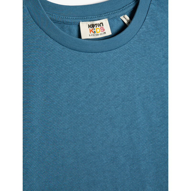 Koton T-Shirt Short Sleeve Printed Crew Neck Cotton