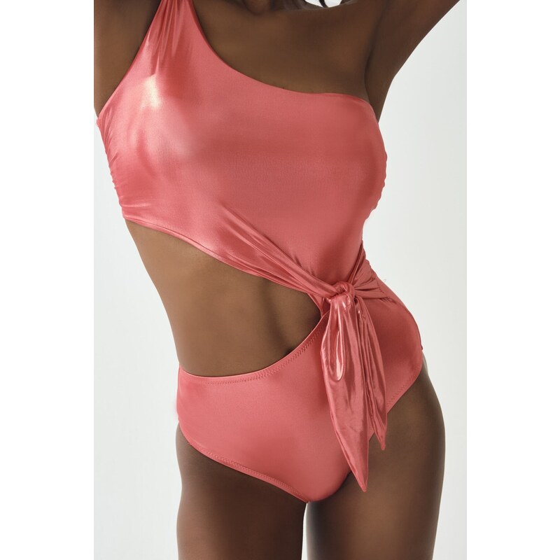 Dagi Coral One-Shoulder Swimsuit