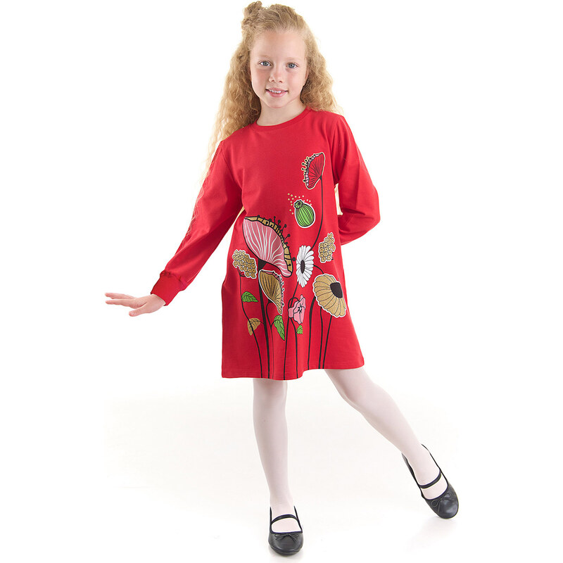 mshb&g Girl's Floral Red Dress