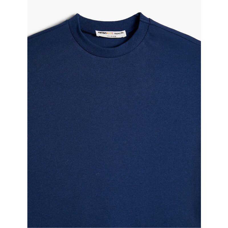 Koton Basic T-Shirt Short Sleeved Crew Neck