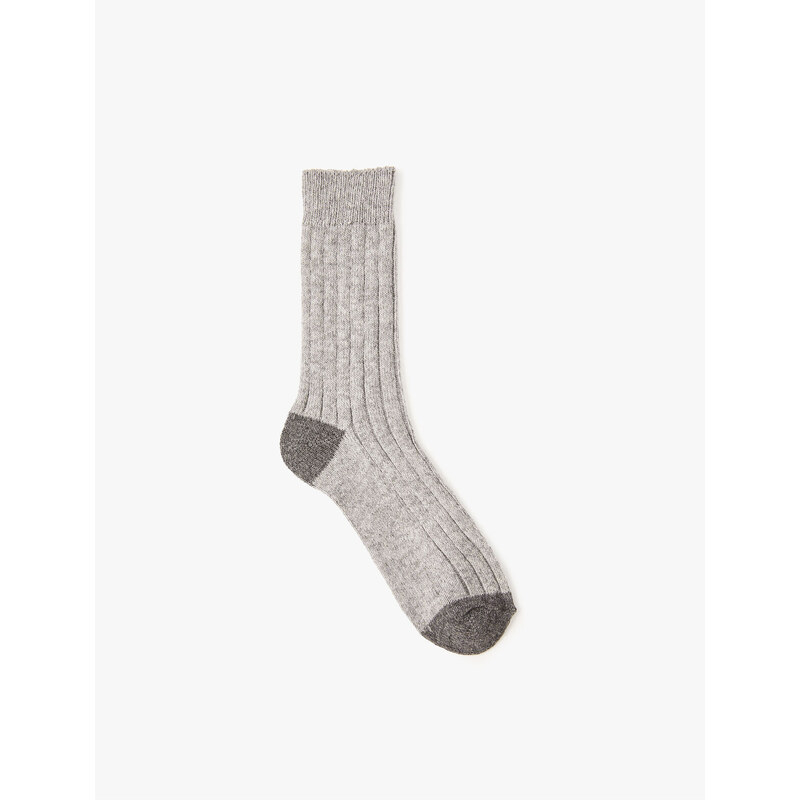 Koton Socket Socks Thick Textured Wool Blend