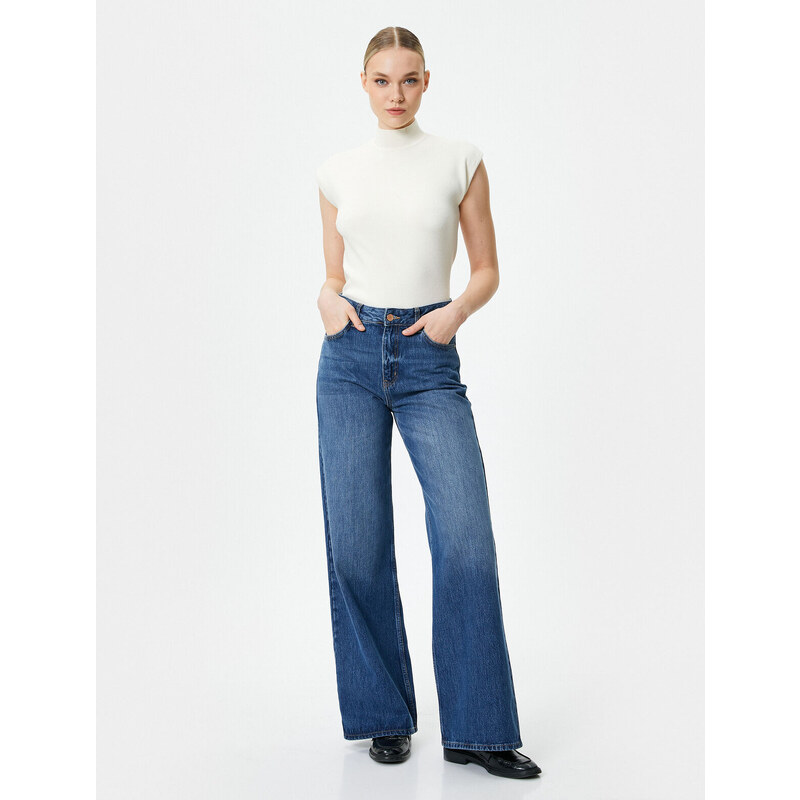 Koton Turtleneck Knitwear Top Sleeveless