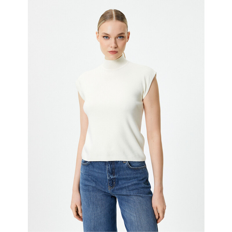 Koton Turtleneck Knitwear Top Sleeveless