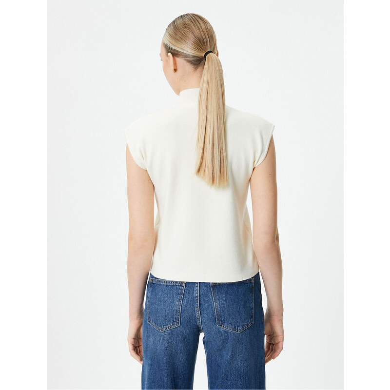 Koton Turtleneck Knitwear Top Sleeveless