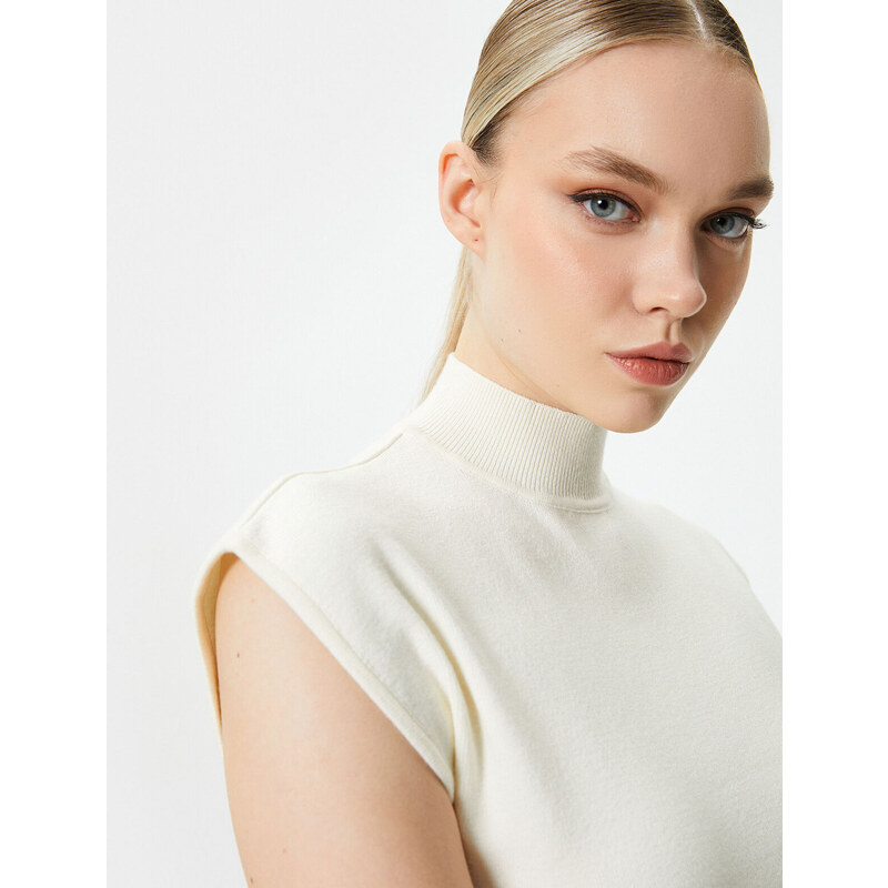 Koton Turtleneck Knitwear Top Sleeveless