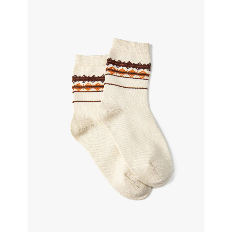 Koton Ethnic Patterned Socks