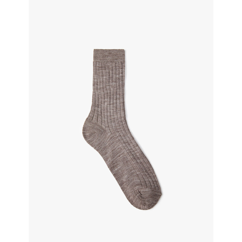 Koton Thick Textured Wool Blended Socks