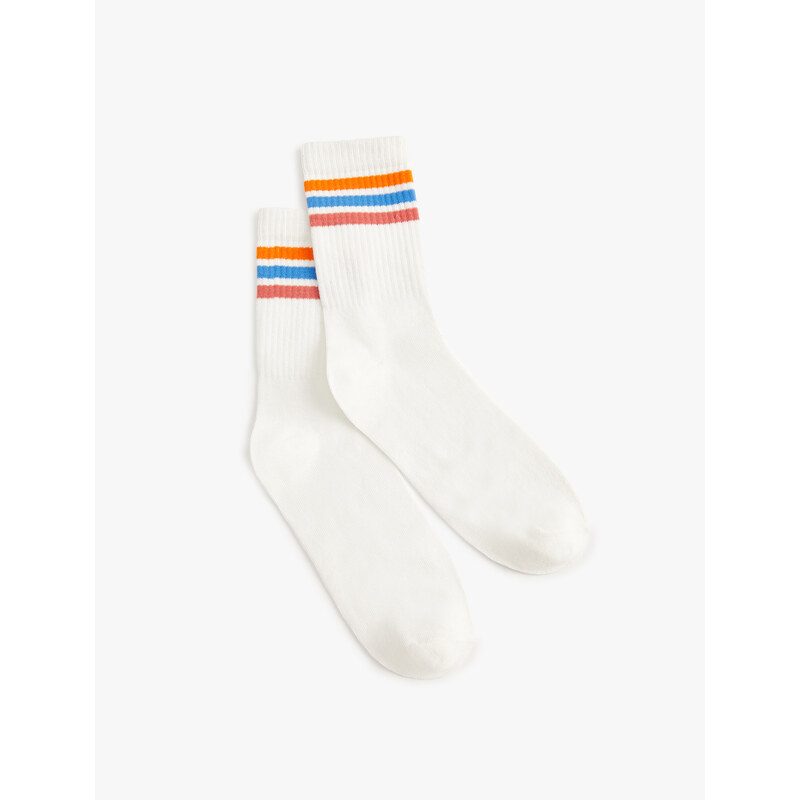 Koton Stripe Patterned Socket Socks