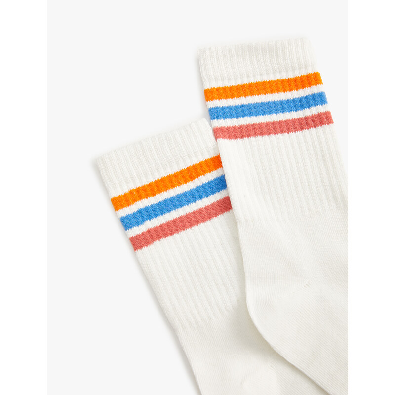 Koton Stripe Patterned Socket Socks