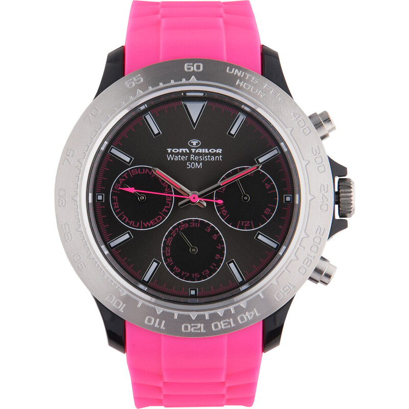 Tom Tailor pink sporty watch