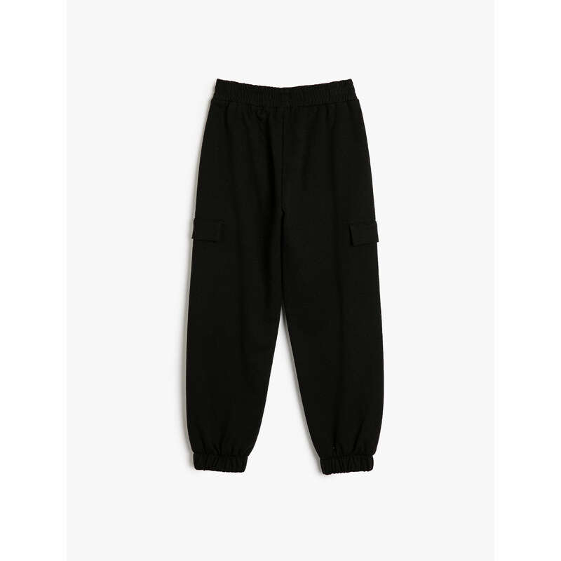 Koton Basic Jogger Sweatpants with Tie Waist, Pockets.