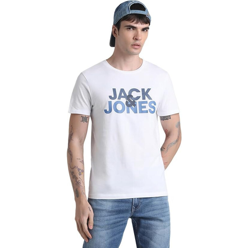 Jack and Jones Tričko Jacula - bílé