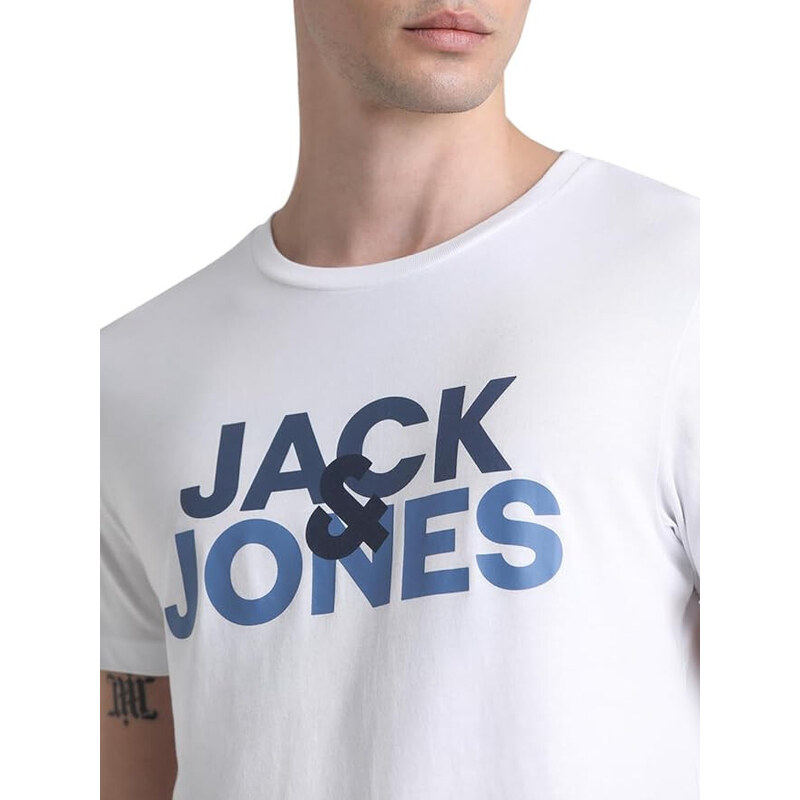 Jack and Jones Tričko Jacula - bílé
