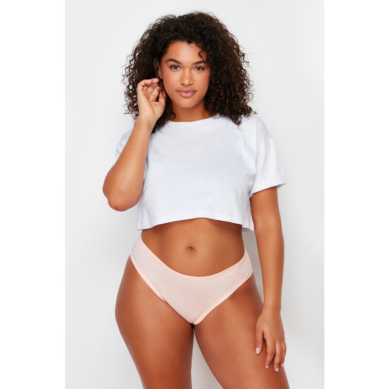 Trendyol Curve Lilac-Mint-Powder Packaged Panties