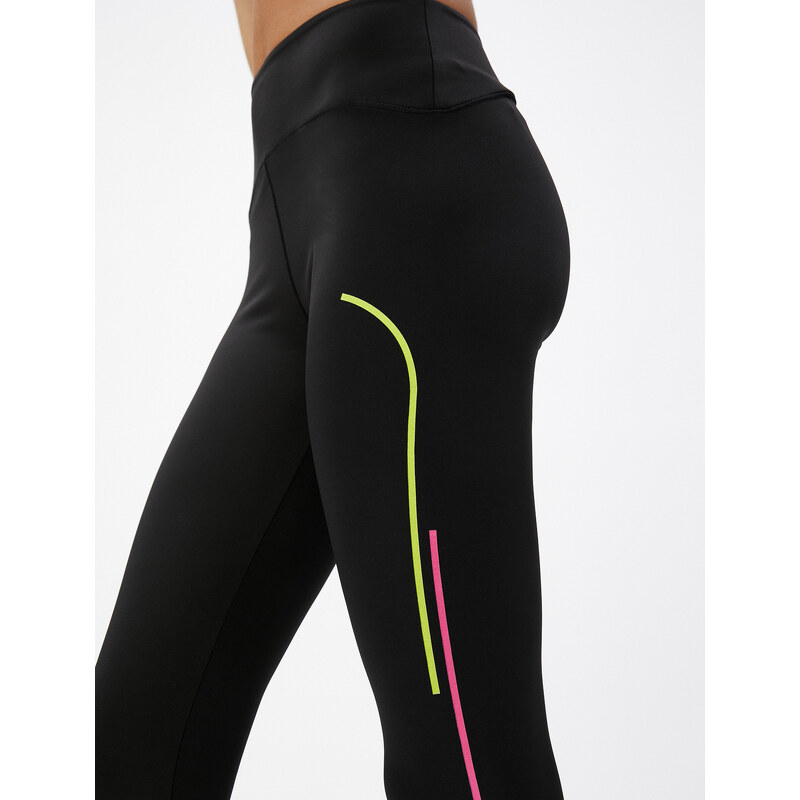 Koton Pedal Pusher Sports Tights with Stripe Detail