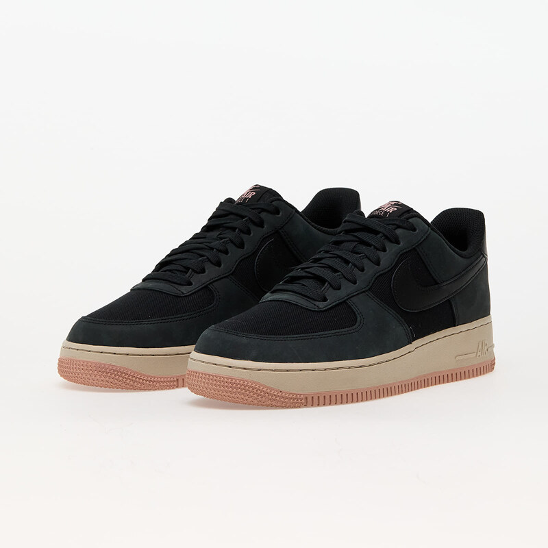 Pánské nízké tenisky Nike Air Force 1 '07 Lx Black/ Black-Red Stardust-Sanddrift