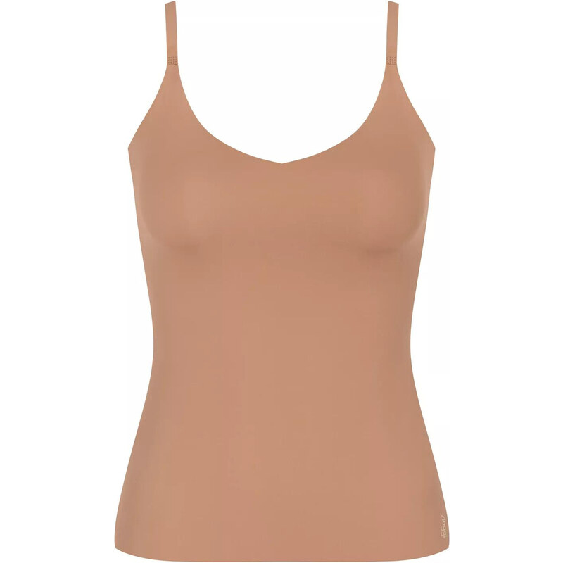 Dámský top ZERO Feel 2.0 Spaghetti Top - BROWN - hnědý 00CM - SLOGGI 102942295