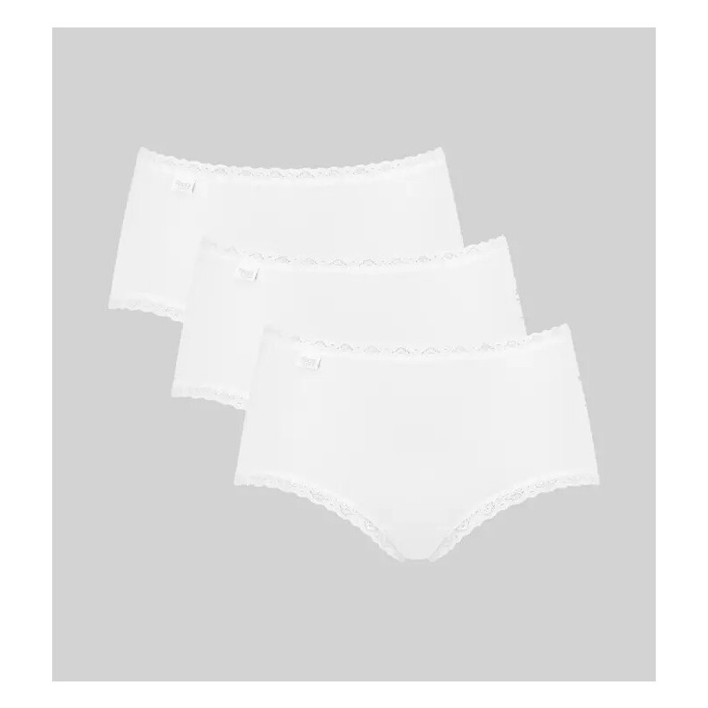 Triumph Dámské kalhotky 24/7 Cotton Lace Midi C3P - Sloggi 115132545