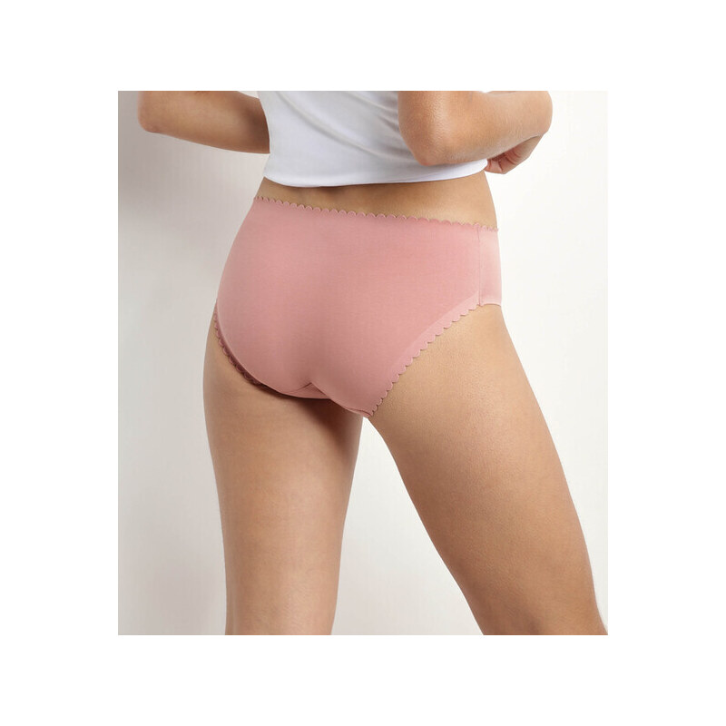 Dámské kalhotky 2 ks DIM BODY TOUCH MIDI BRIEF 2x - DIM - fialová