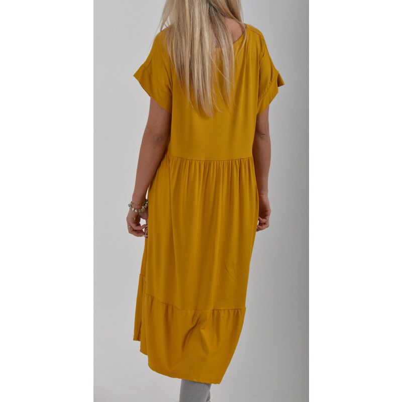Enjoy Style Žluté šaty ES1891