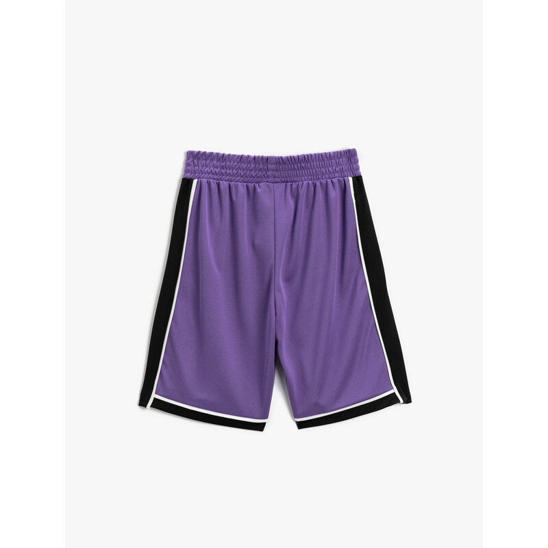 Koton Color Block Basketball Shorts