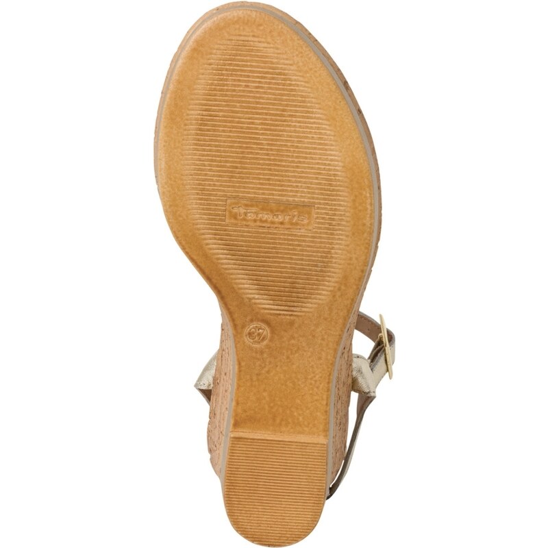 Dámské sandály TAMARIS 28027-42-965 zlatá S4