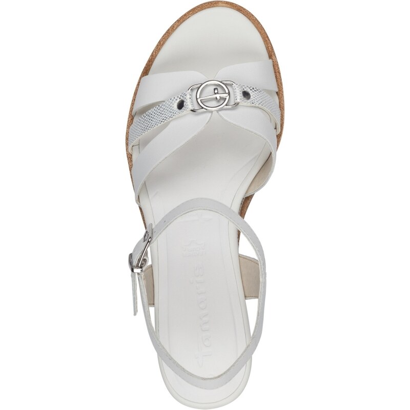Dámské sandály TAMARIS 28010-42-100 bílá S4