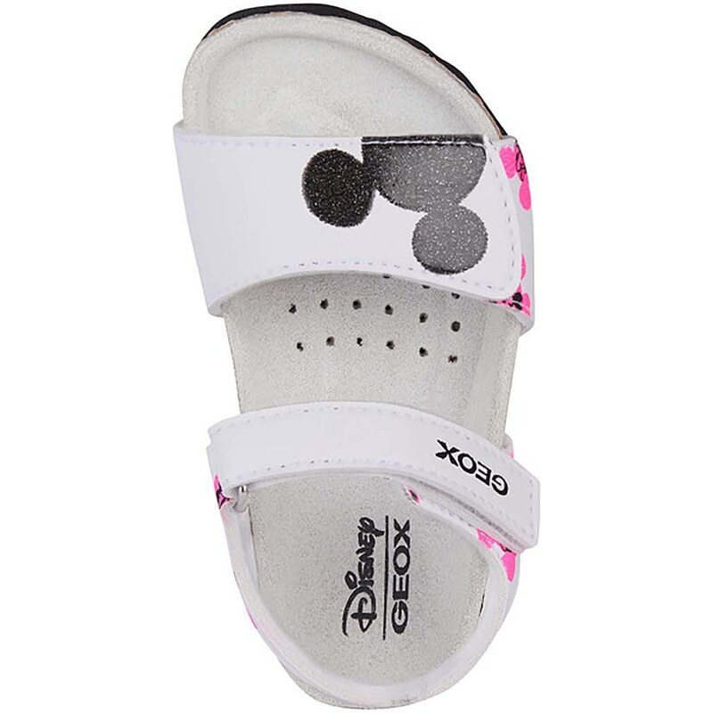 Dětské sandály Geox SANDAL CHALKI bílá barva
