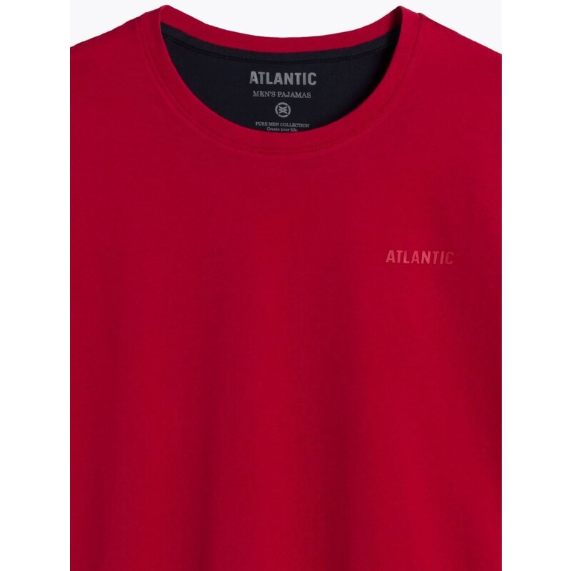 Pánské krátké pyžamo Atlantic Sea NMP-370 Red