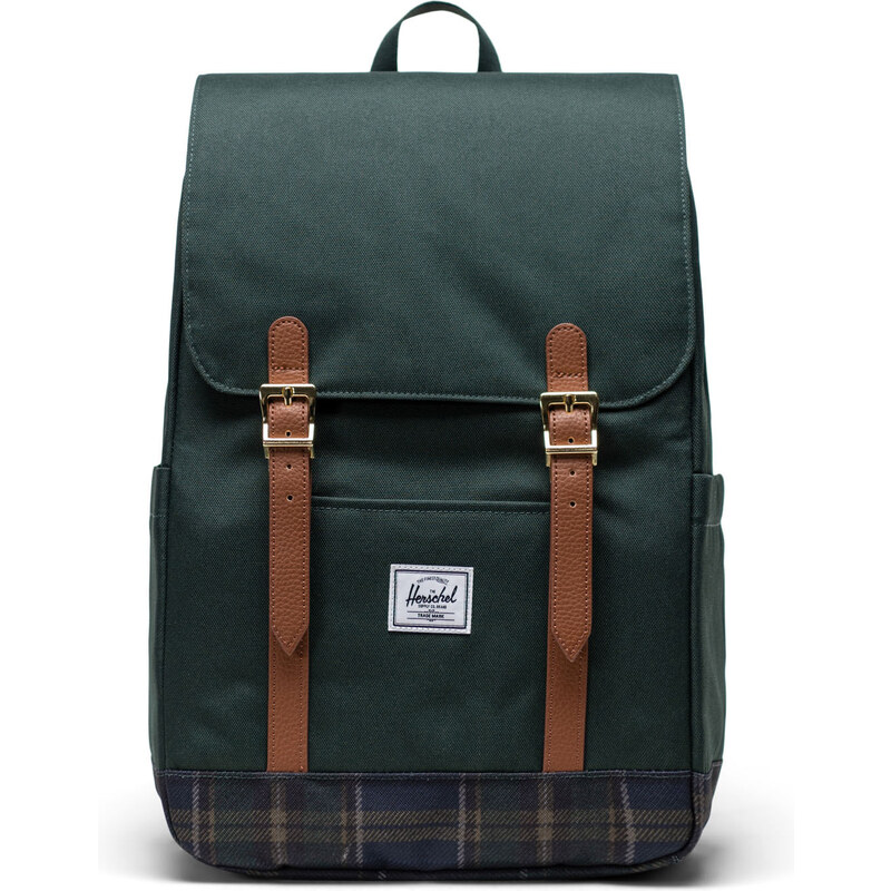 Herschel Retreat Small New - Darkest Spruce Winter Plaid 15l