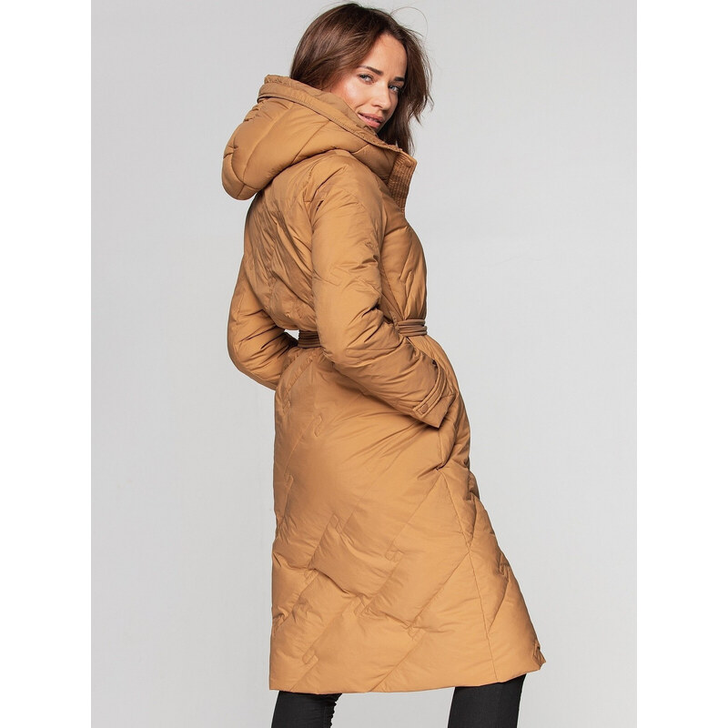 PERSO Coat BLH211015FX Béžová barva