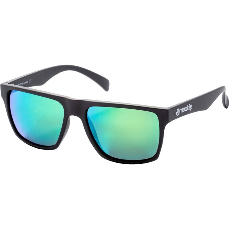Sluneční brýle Meatfly Trigger 2 S19 B černá/zelená