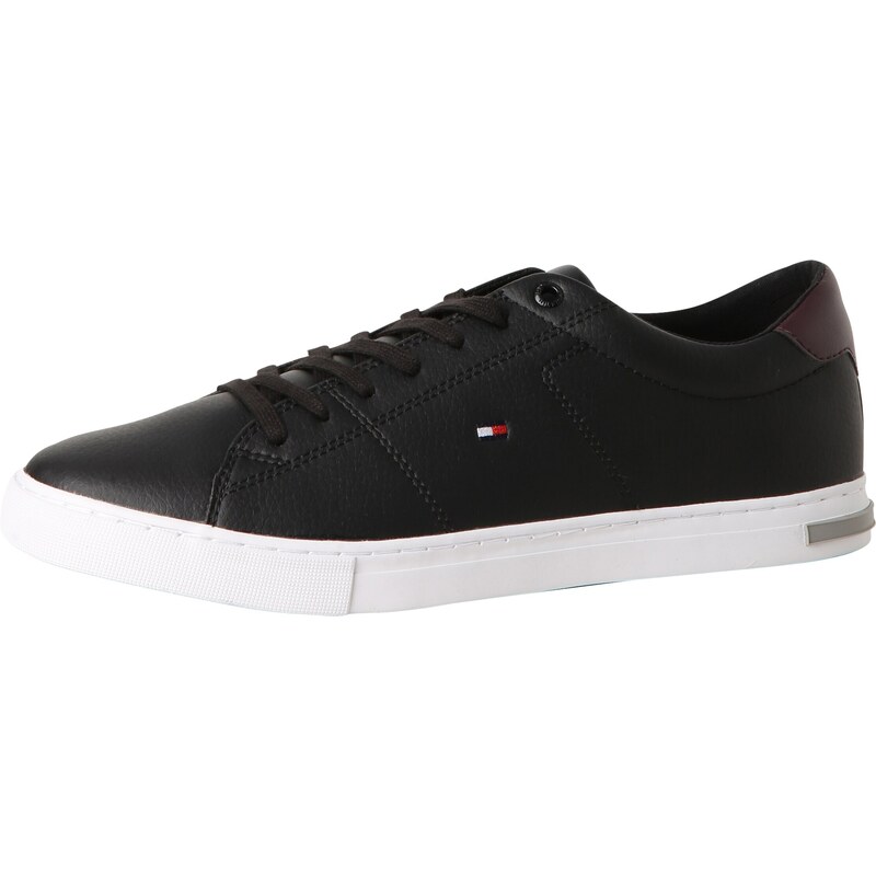 TOMMY HILFIGER Tenisky Essential červená / černá / bílá