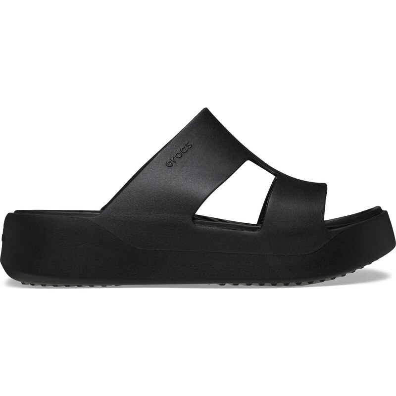 Dámské pantofle Crocs CLASSIC PLATFORM H-Strap černá