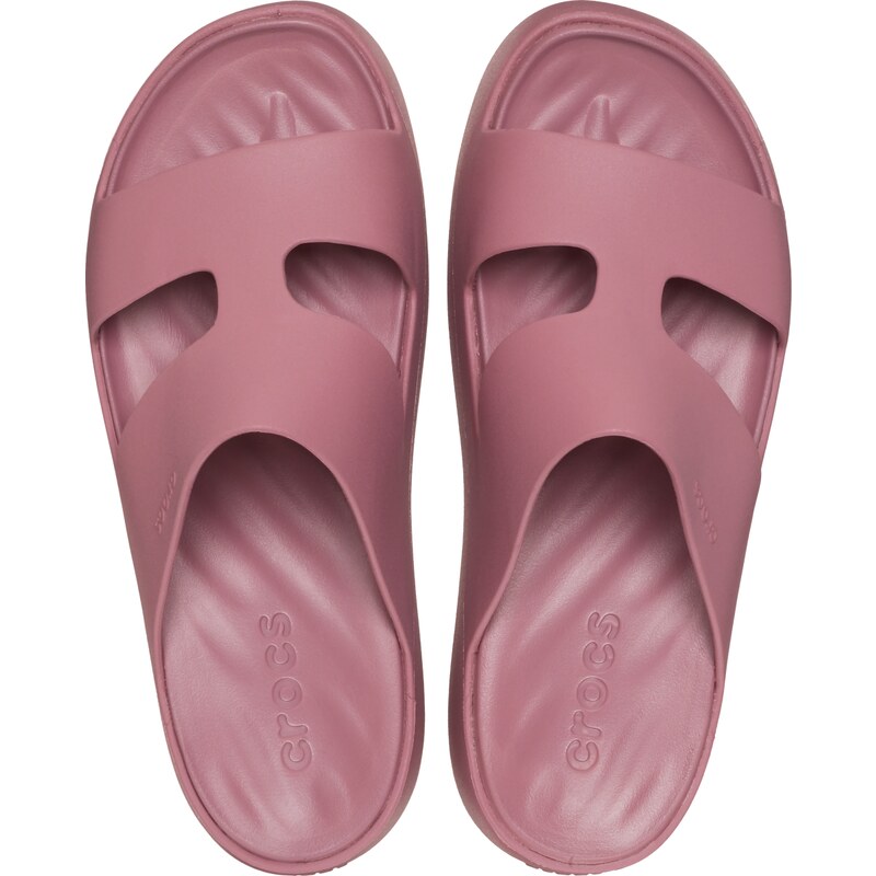Dámské pantofle Crocs CLASSIC PLATFORM H-Strap růžová