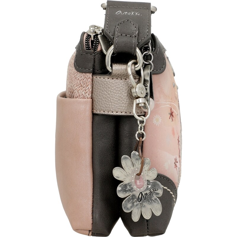 Anekke vintage kabelka přes rameno Peace & Love Pink