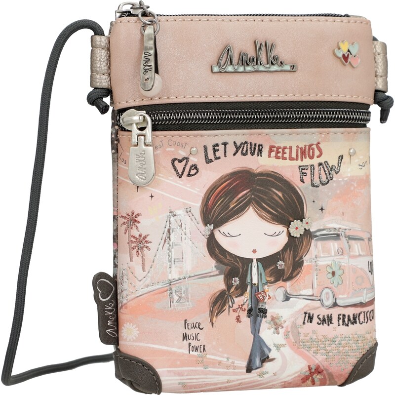 Anekke mini crossbody Peace & Love Pink